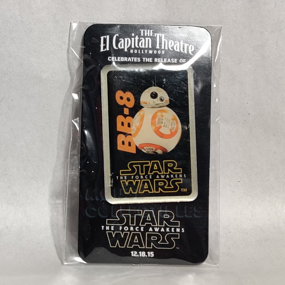 Disney Star Wars The Force Awakens BB-8 Pin El Capitan Theatre Opening Night